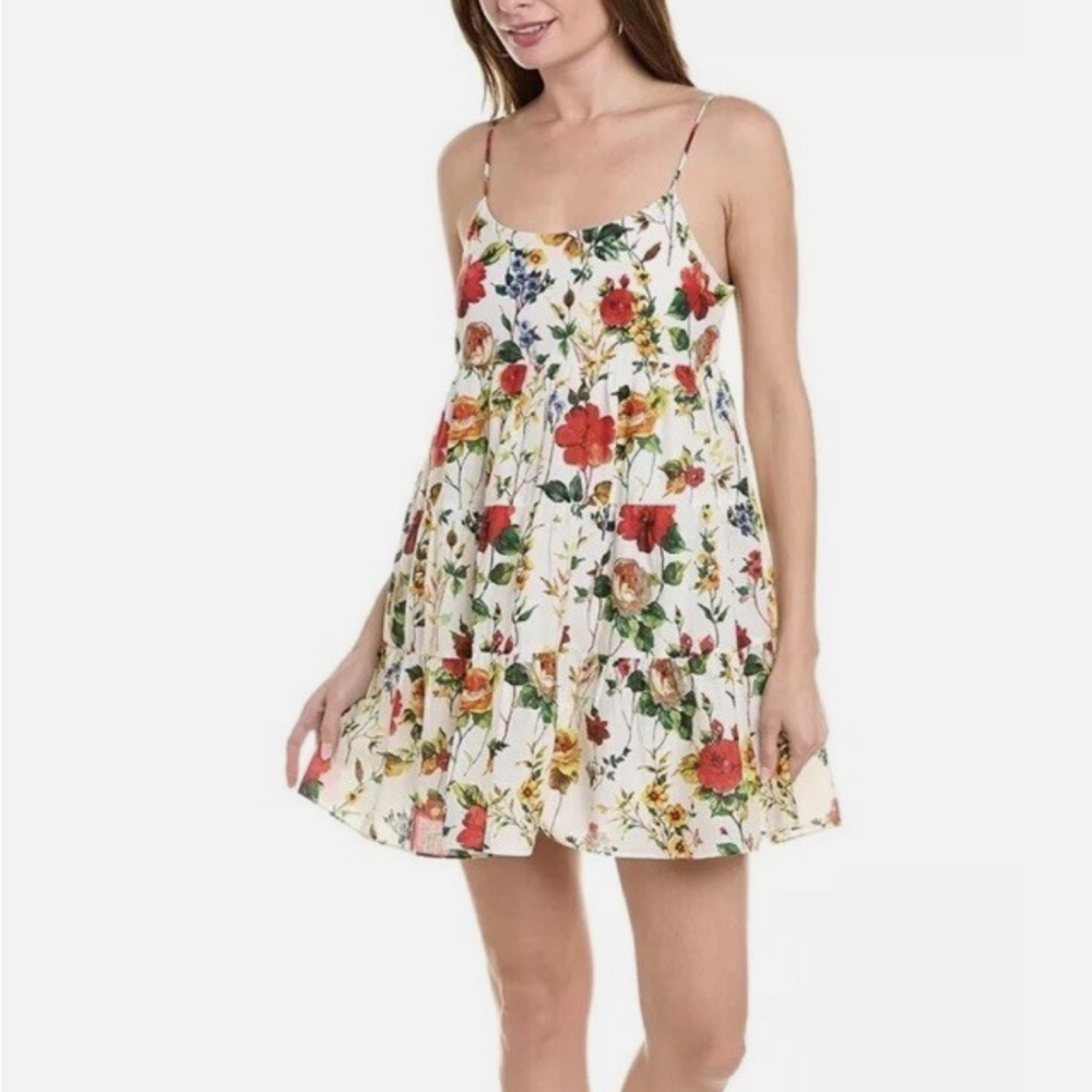 Alice & Olivia Valencia Dress Dew Floral 6